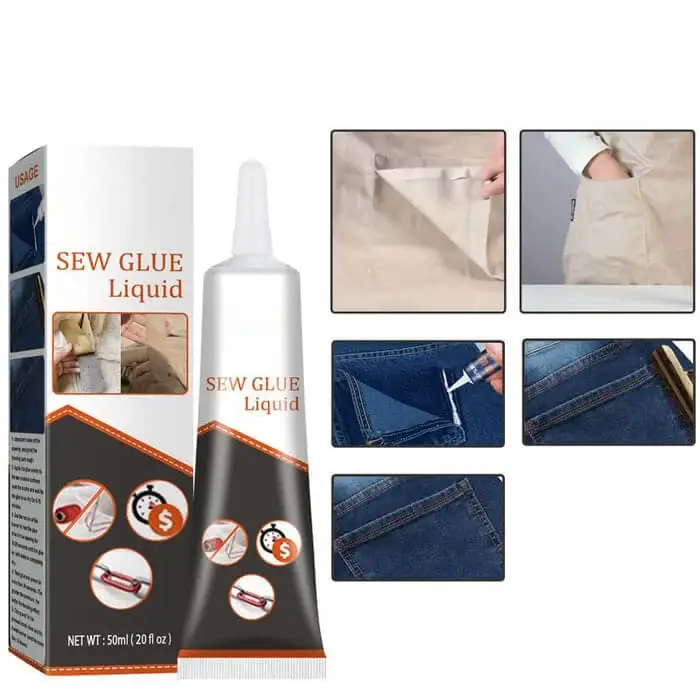 CLOTH REPAIR SEW GLUE