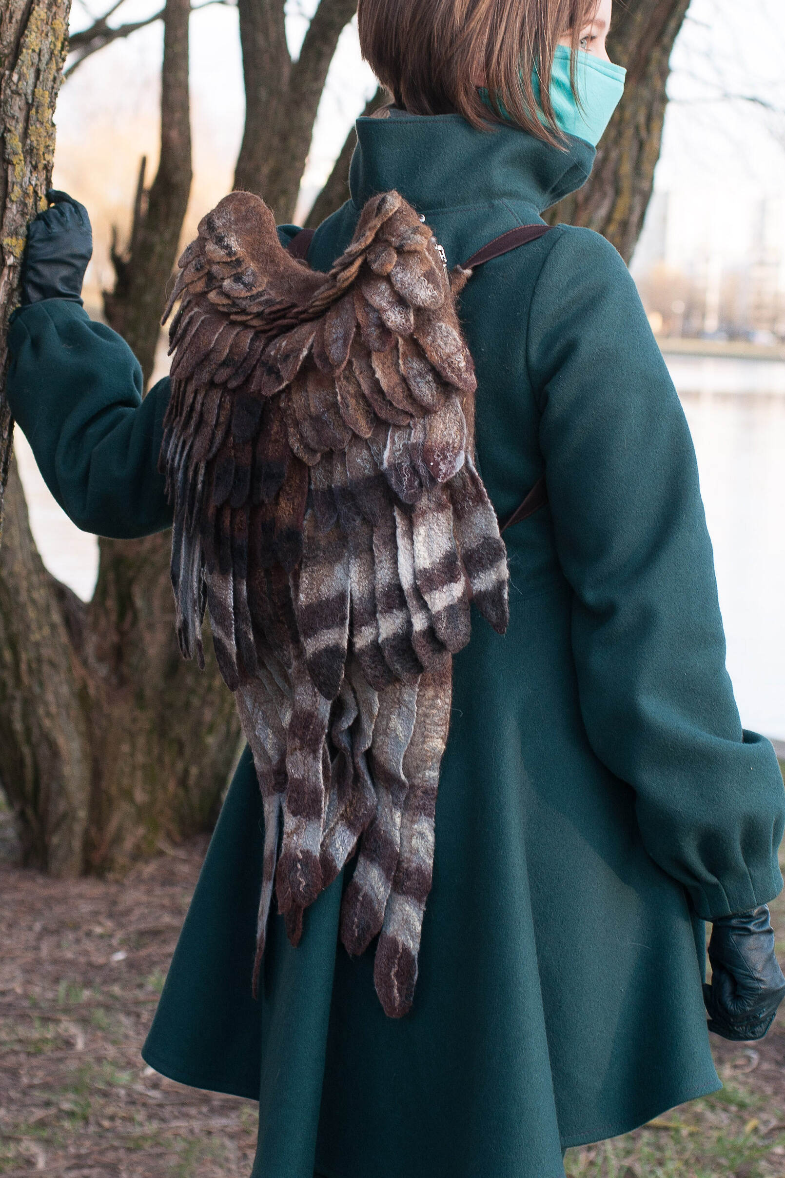 Winged Backpack, Eagle Owl Wings