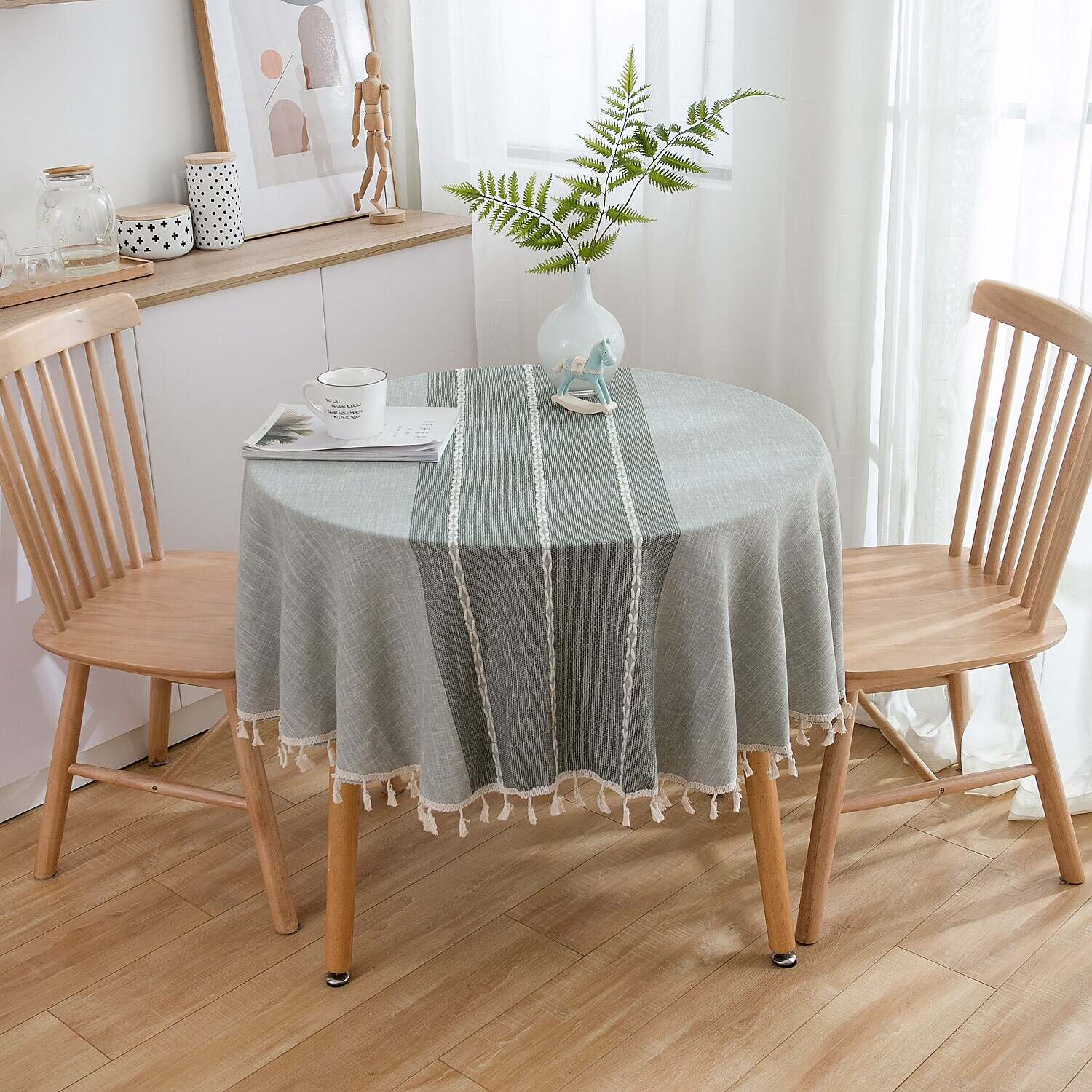 Pastoral Tablecloth Cotton Linen Fabric Table Cloth