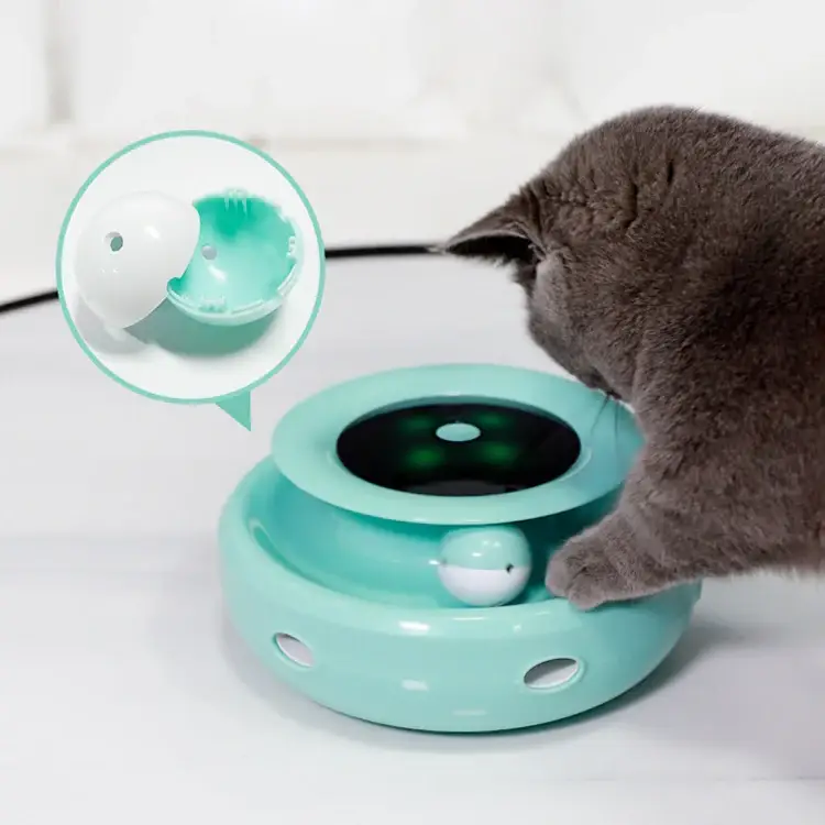 NEW! Electronic Catnip Track Cat Toy