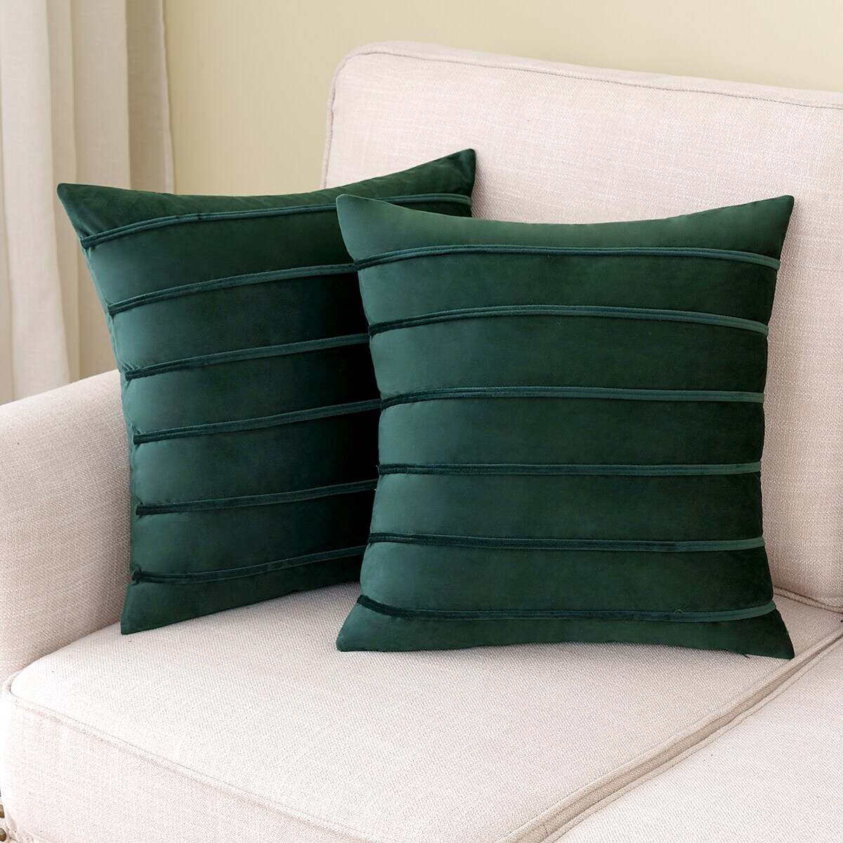 Solid Color Velvet Pillowcase Cushion Cover