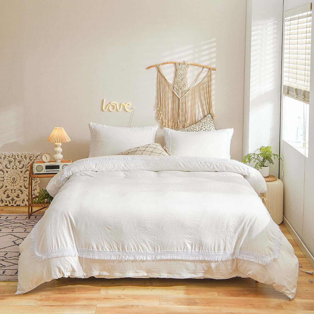 White Duvet Cover Set Quilt Bedding Sets Comforter Cover