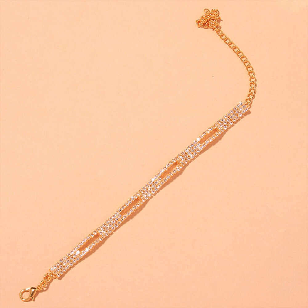 Hithop Crystal Anklet Sexy Rhinestone