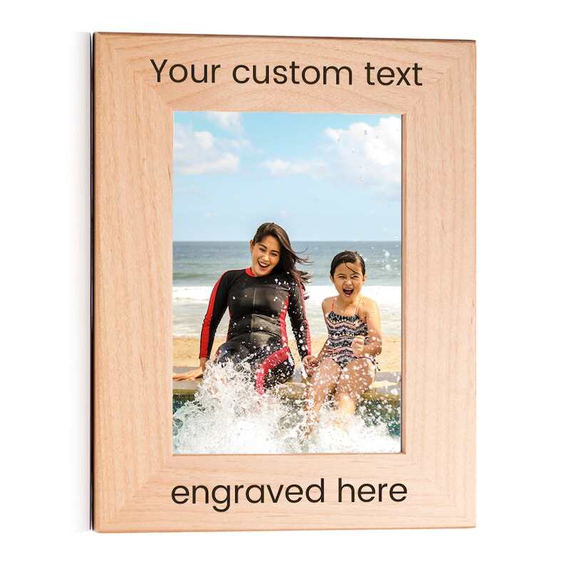 Create Your Own Personalized Picture Frame by Lifetime Creations: 5x7 or 8x10 Engraved Custom Picture Frame, Personalized Frame, SHIPS FAST