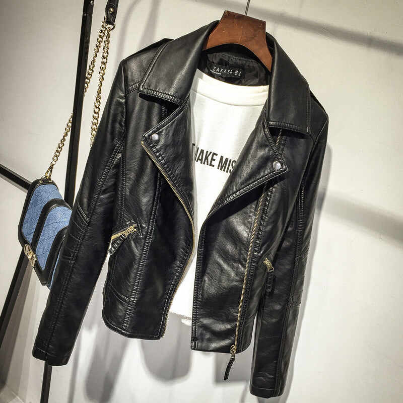 Autumn Motorcycle Leather Jacket