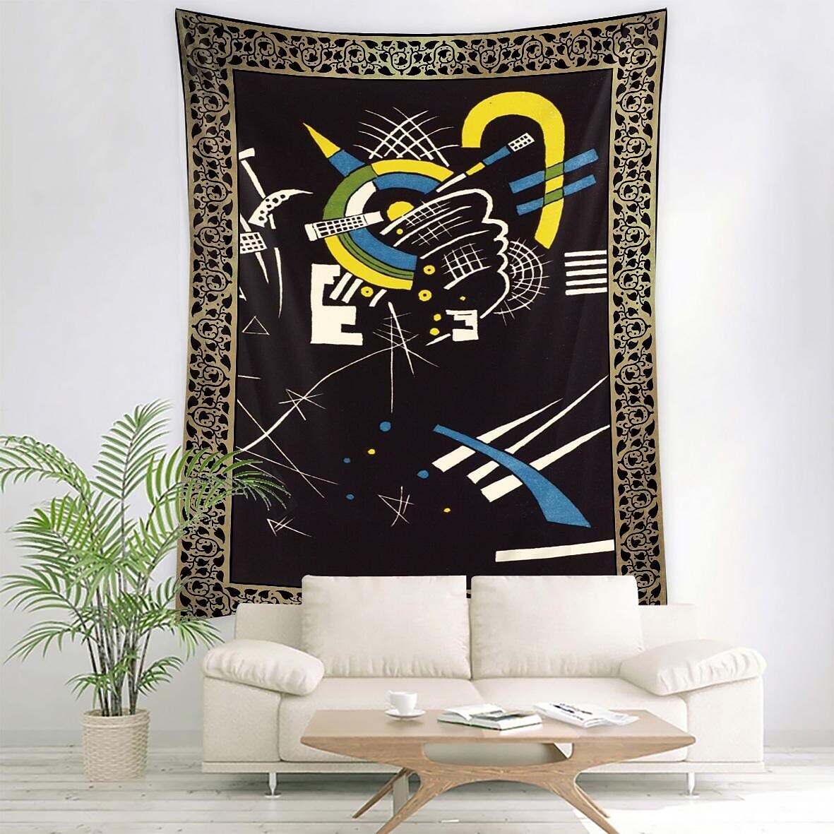 Wassily Kandinsky Famous Painting Wall Tapestry Art Decor