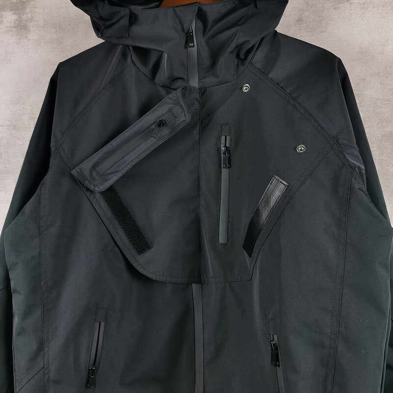 Multi-Zipper Pocket Jacket