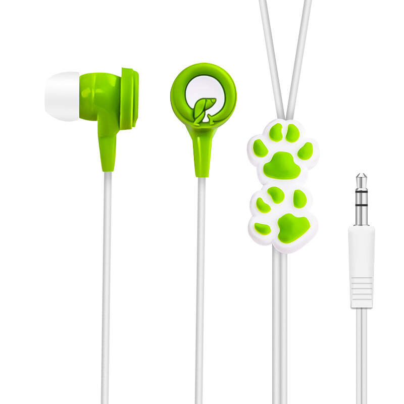 cartoon pvc stereo in ear headphones