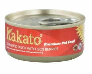 Kakato Golden Fern Series - Simmered Duck with Goji Berries (Dogs & Cats) canned 70g