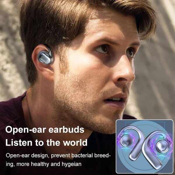 LAST DAY SALE 49% OFFTWS wireless bone conduction digital Bluetooth earbuds