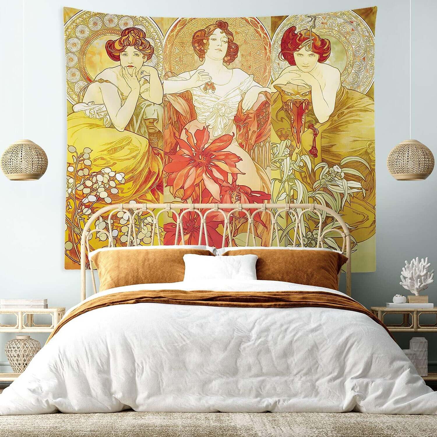 Art Nouveau Victoria Wall Tapestry Decor Room Decoration