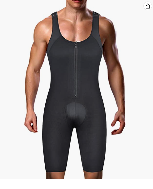 Compression bodysuit for men - Belly control - Weight loss - Slimming