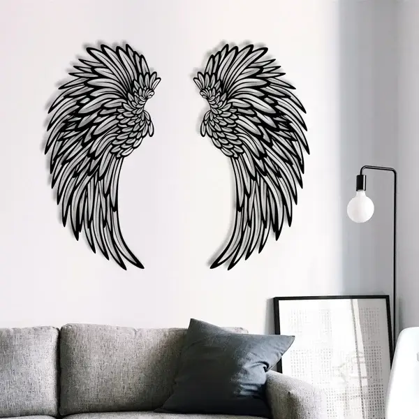 🔥 49% OFF🔥 - 1 PAIR ANGEL WINGS METAL WALL ART WITH LED LIGHTS-🎁GIFT TO HER【BUY 2 FREE SHIPPING】