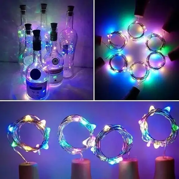 (HOT SALE NOW-50% OFF) BOTTLE LIGHTS ( Battery Included - Replaceable )(Buy 10 Extra 15%OFF)