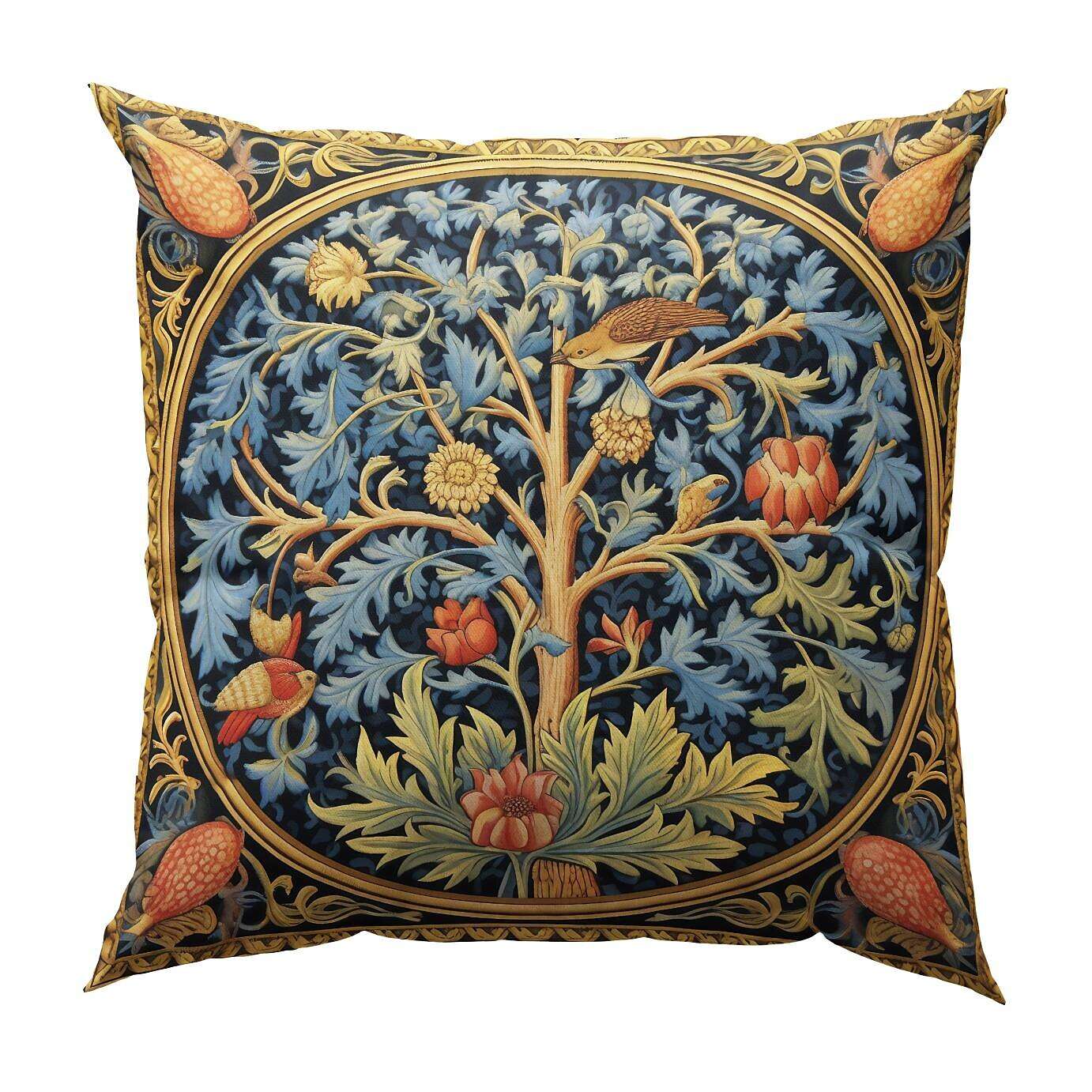 Tree of Life Double Side Pillow Cover 4PC Soft Decorative Square Cushion Case Pillowcase for Bedroom Livingroom Sofa Couch Chair