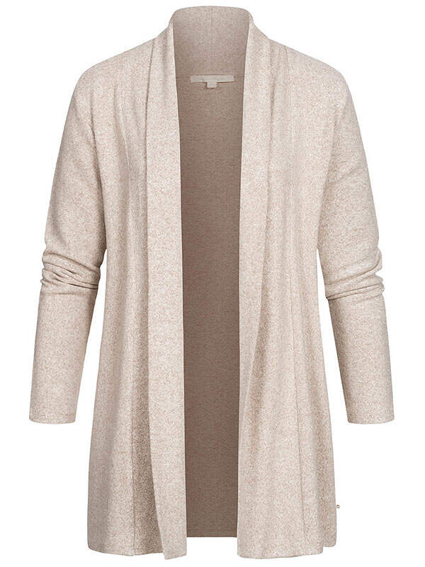 TOM TAILOR Women's Cardigan Comfortable Beige Blend