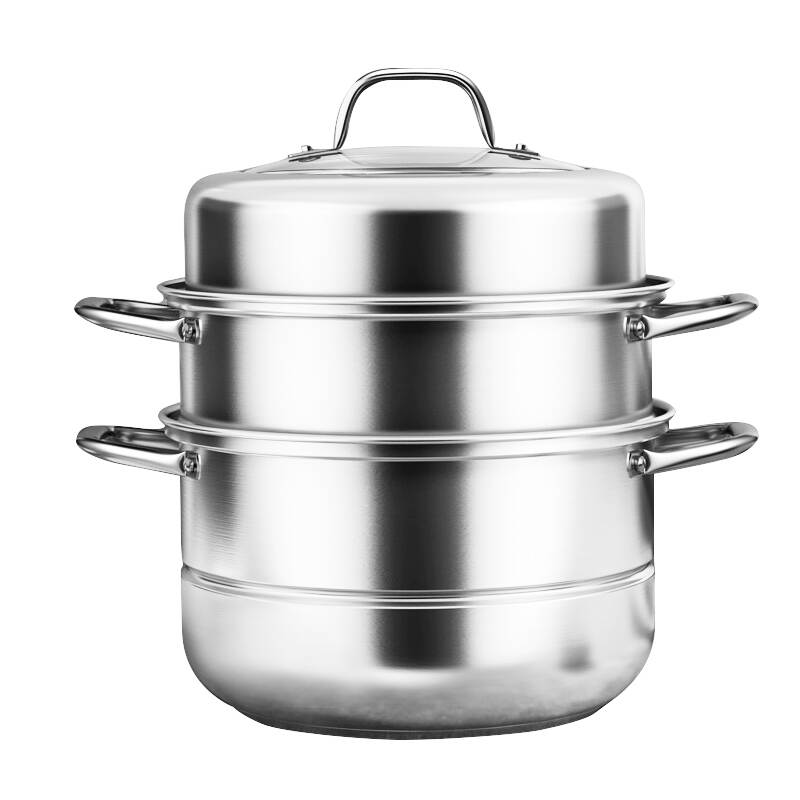 Kangbach 304 stainless steel three-layer 32CM extra-large steamer