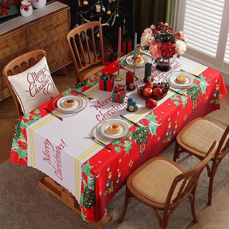 Christmas Decoration Rectangle Tablecloth