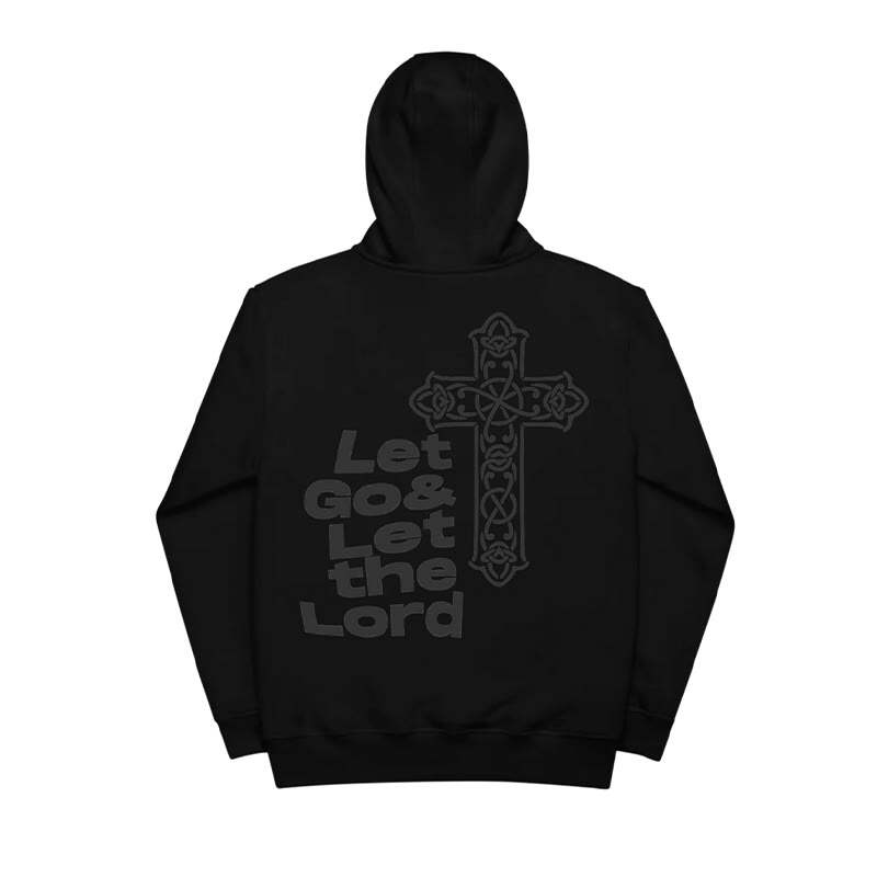 Let Go & Let The Lord Print Women's Hoodie