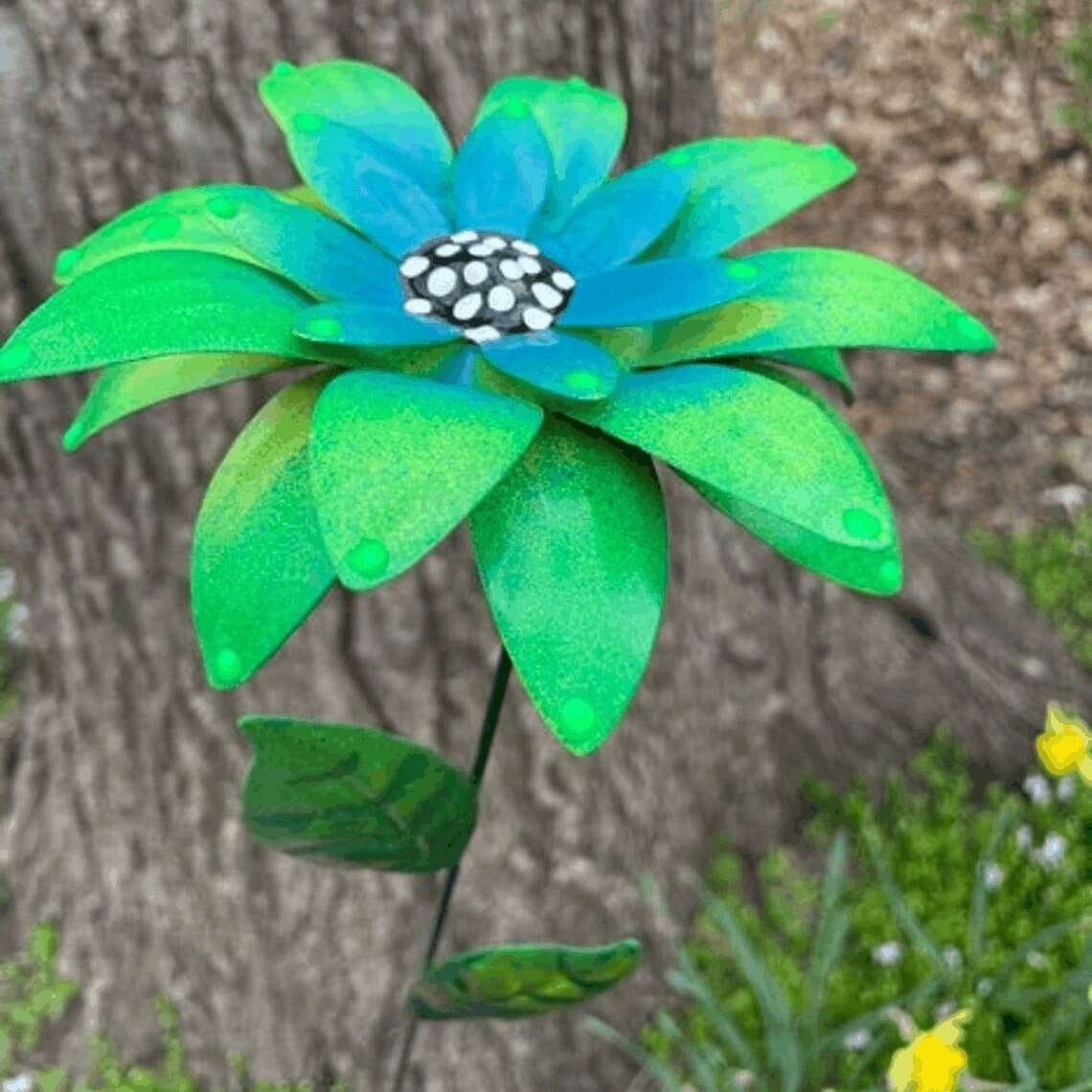Spring Sales -47%OFFMetal Flowers Garden Stakes