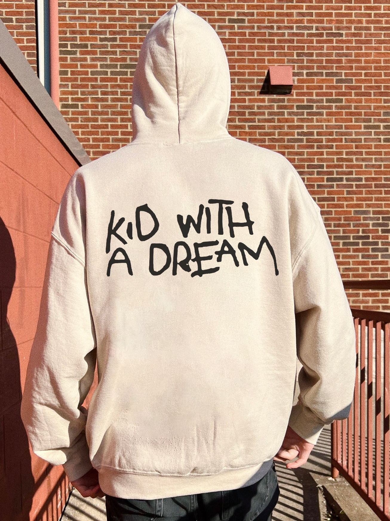 Kid With A Dream Print Hoodie