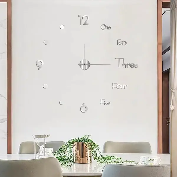 🔥Summer Hot Sale - 48% OFF 🔥MODERN DIY PUNCH-FREE WALL CLOCK