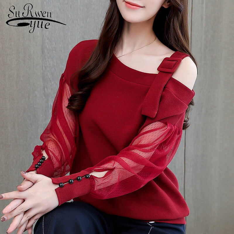 Spring Long Sleeve Shirt Women Fashion