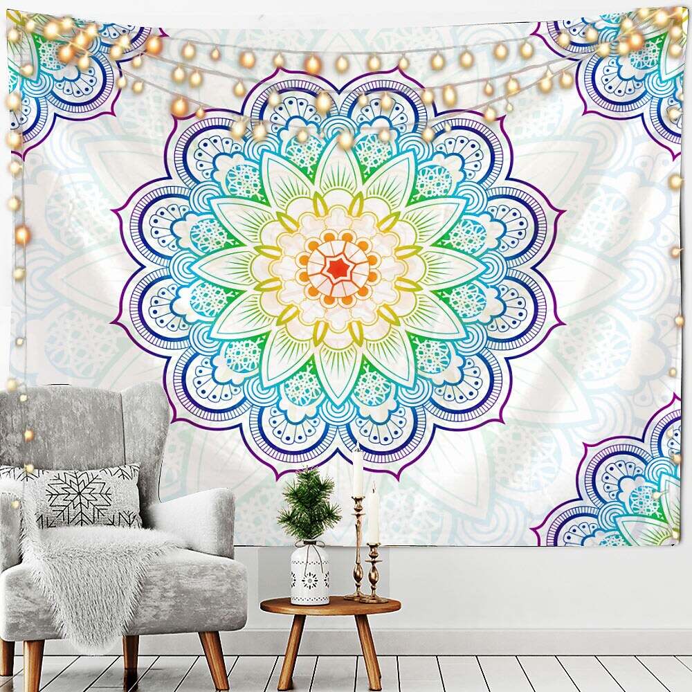 Datura Bohemian Tapestry Wall Hanging