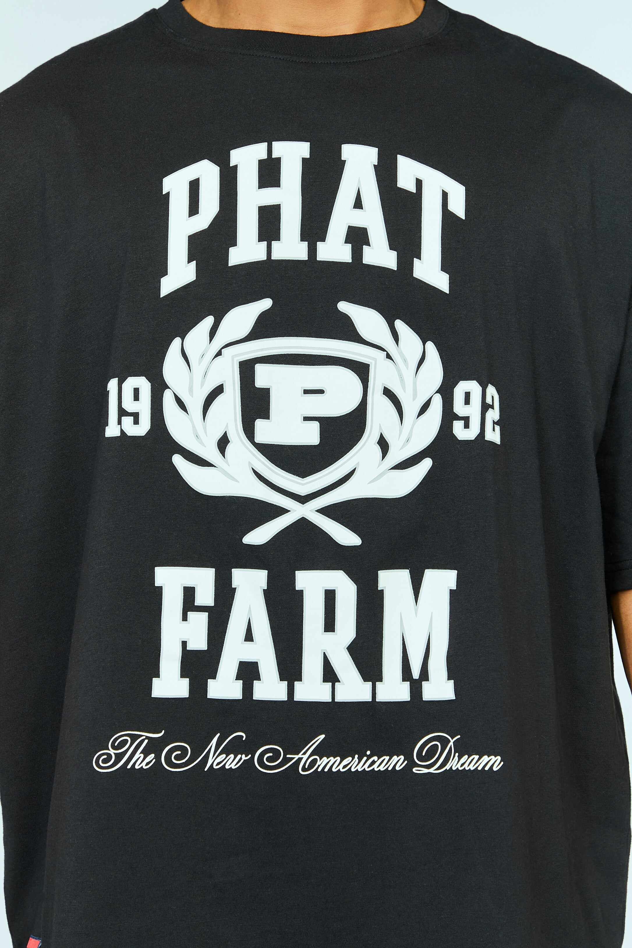 Men Apparel | Phat Farm Graphic Tee Black Forever21 - HC79528