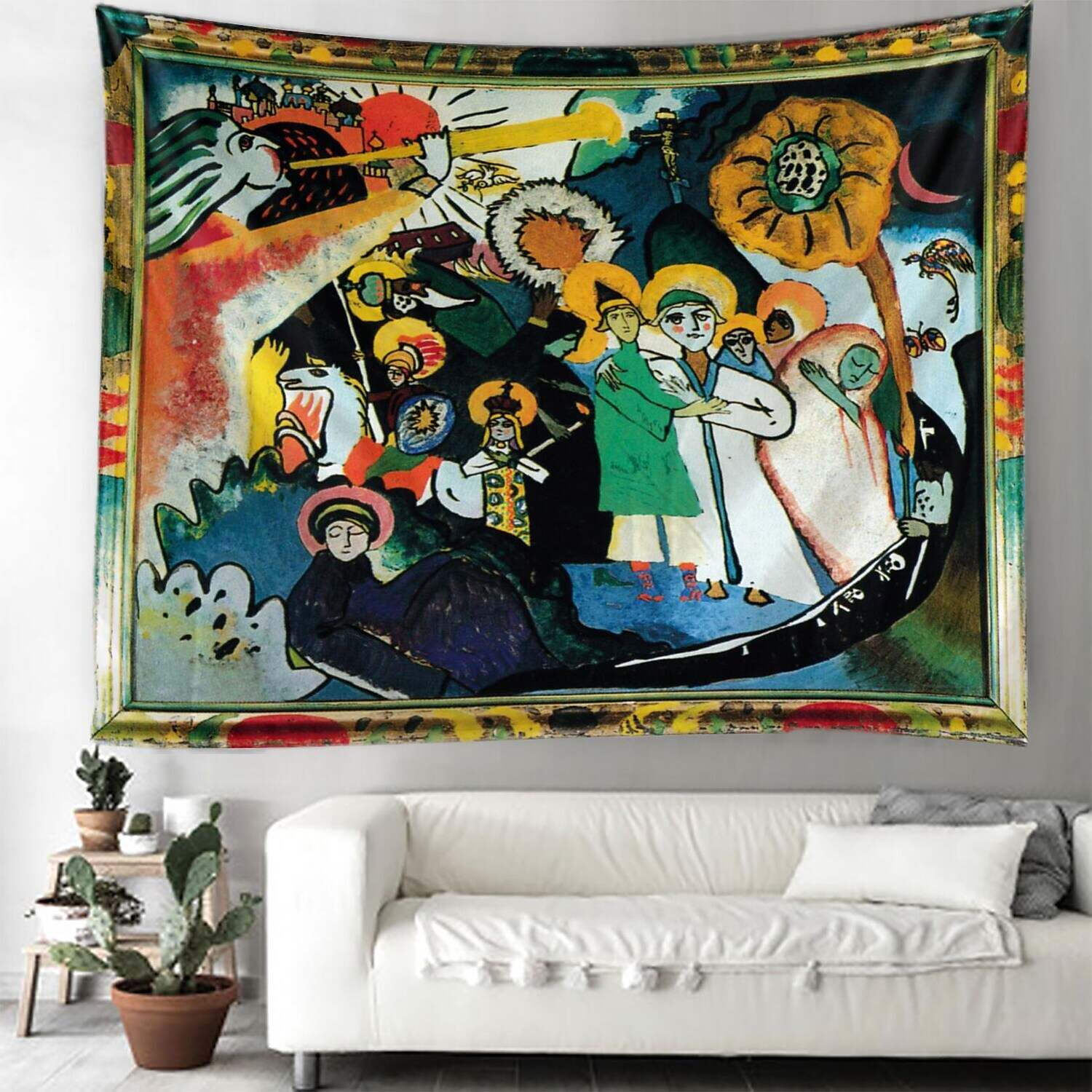 Wassily Kandinsky Famous Painting Wall Tapestry Art Decor