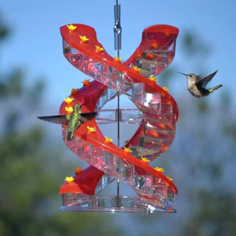 Last Day Promotion 50% - DNA Helix 32-Port Hummingbird Feeder