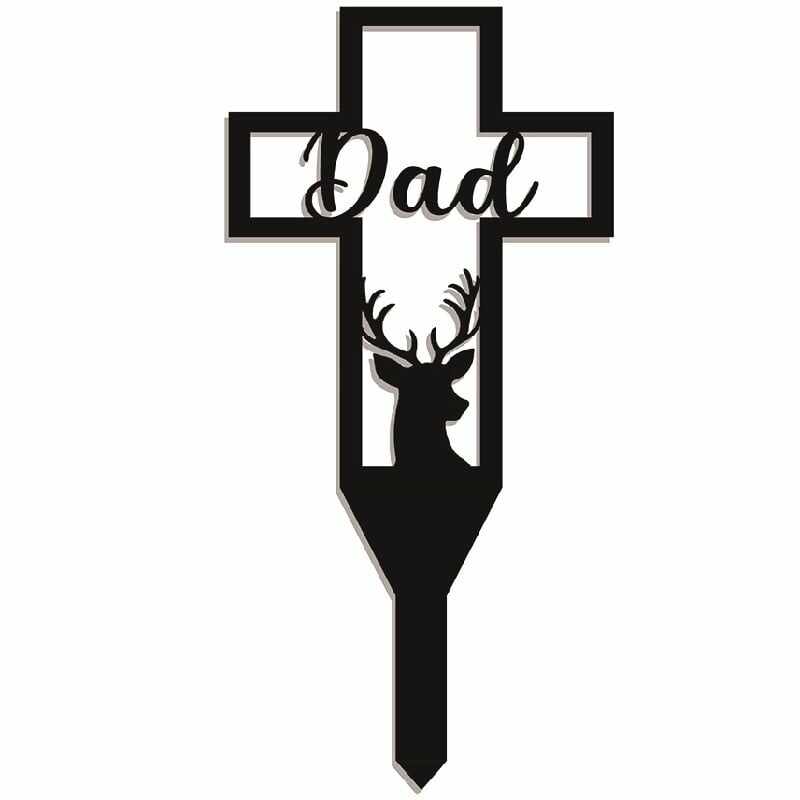 Hot Sale - Cemetery Memorial Cross Stake for Parents