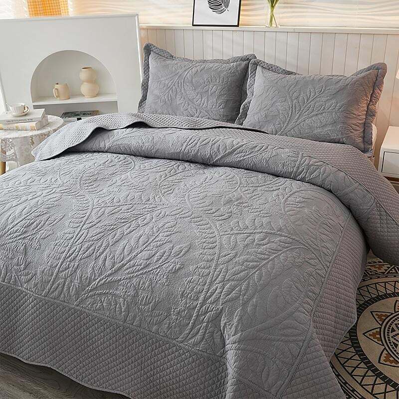 Luxury Quilted Throw Cotton Bed Blanket