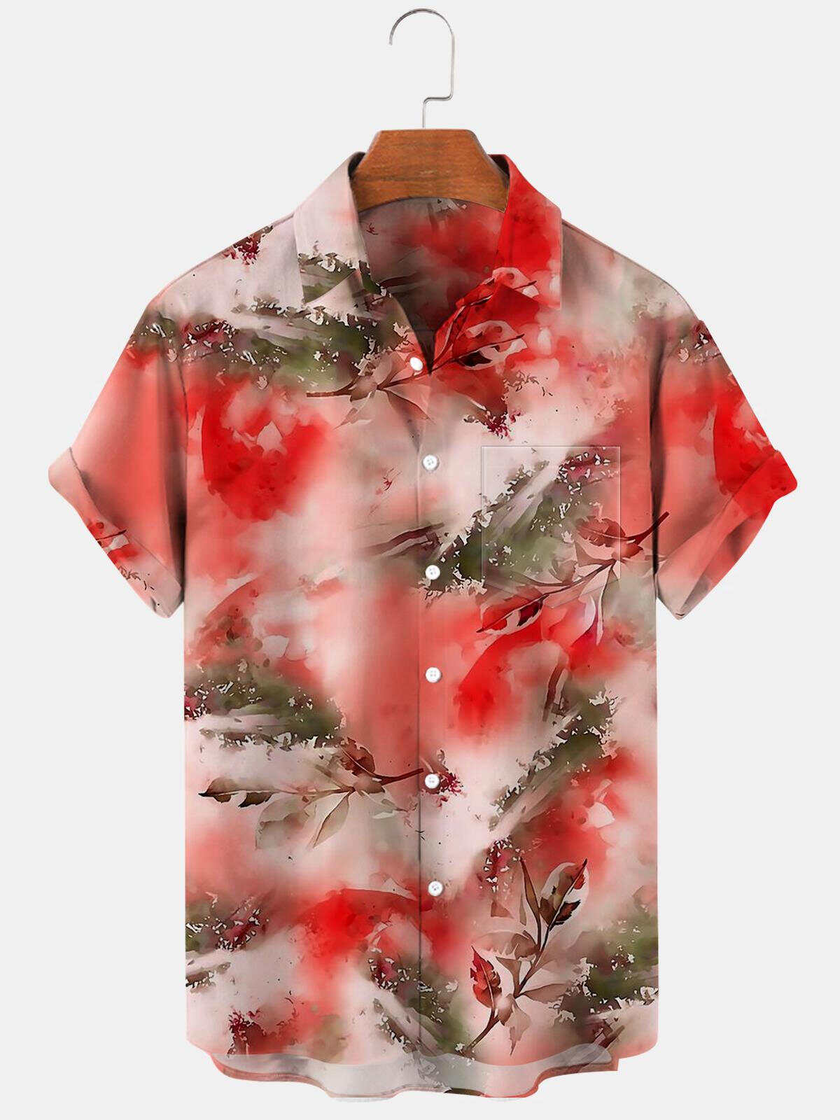 Leaf Men's Shirts With Pocket