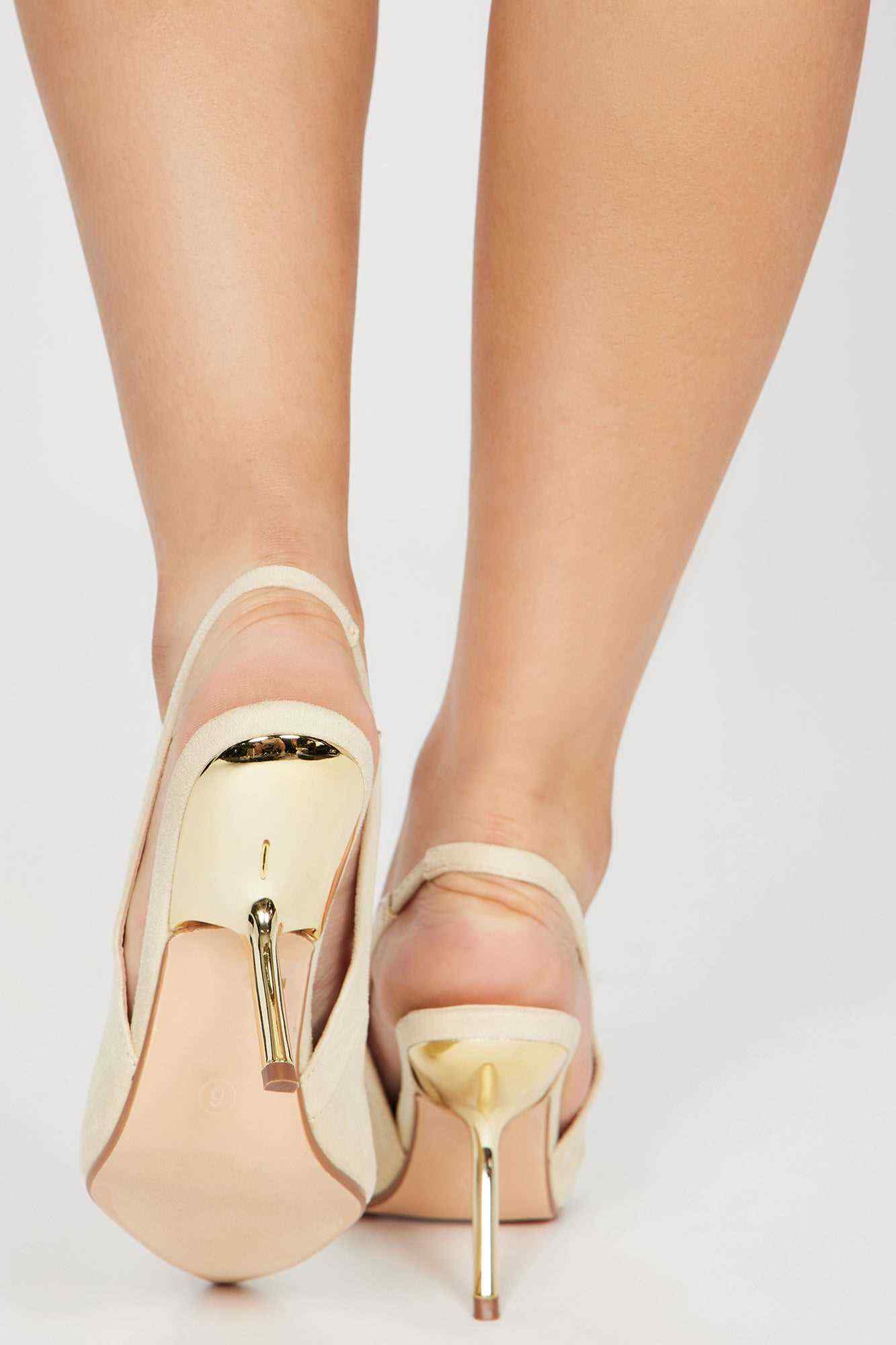 Basic Needs Slingback Pumps   Cream