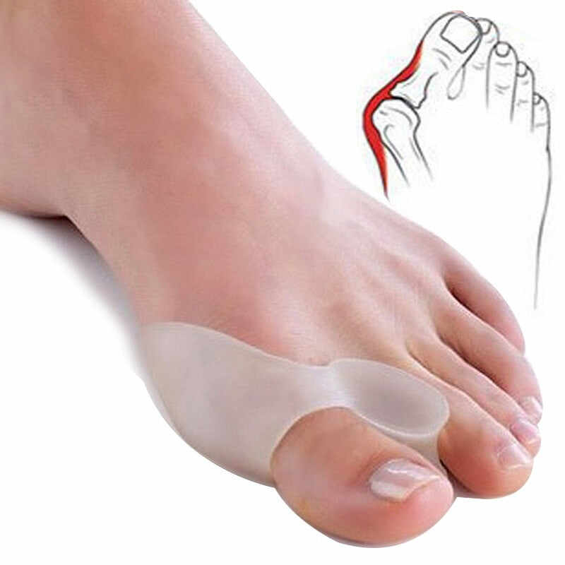 Set of 2 pairs of toe separators, hammer toe straighteners for toe overlap and toe alignment (yoga/pedicure)