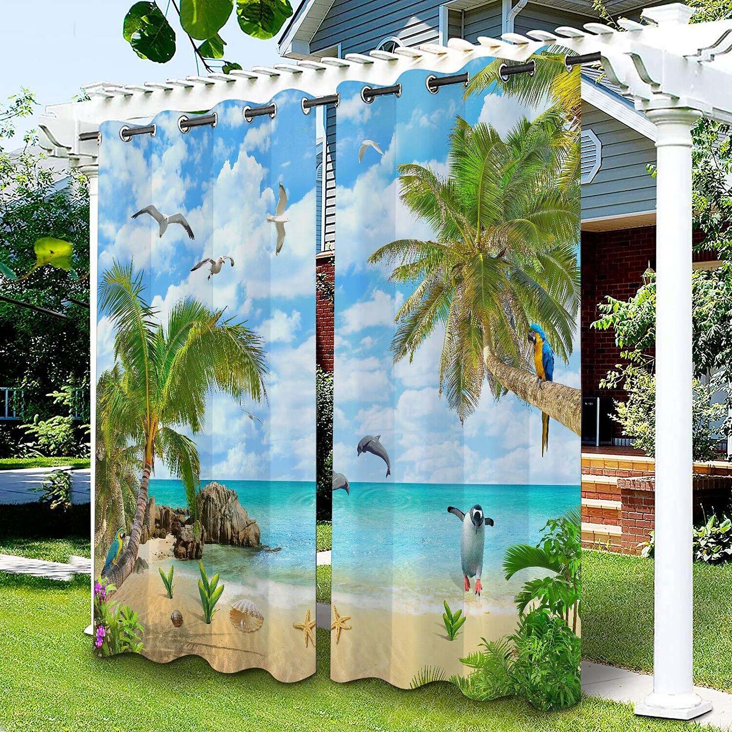 Waterproof Outdoor Curtain Privacy