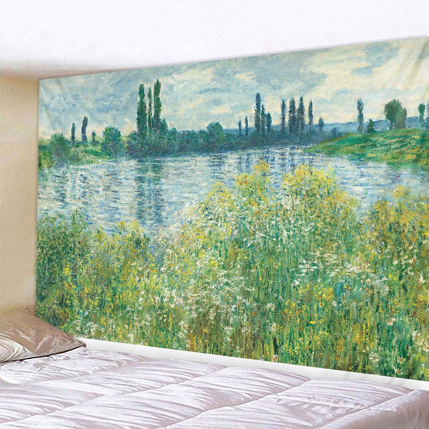 Oil Painting Floral Wall Tapestry Art Decor