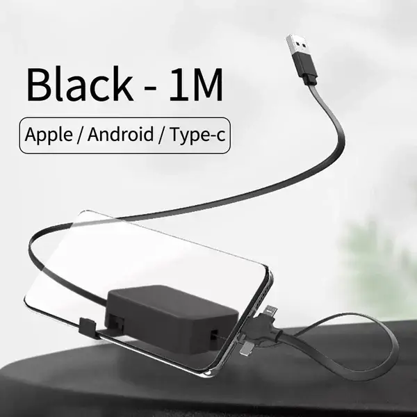 ⏰Christmas Pre Sale 49% Off🔥3 in 1 Rechargeable USB Fast Charging Cable & Mobile Stand