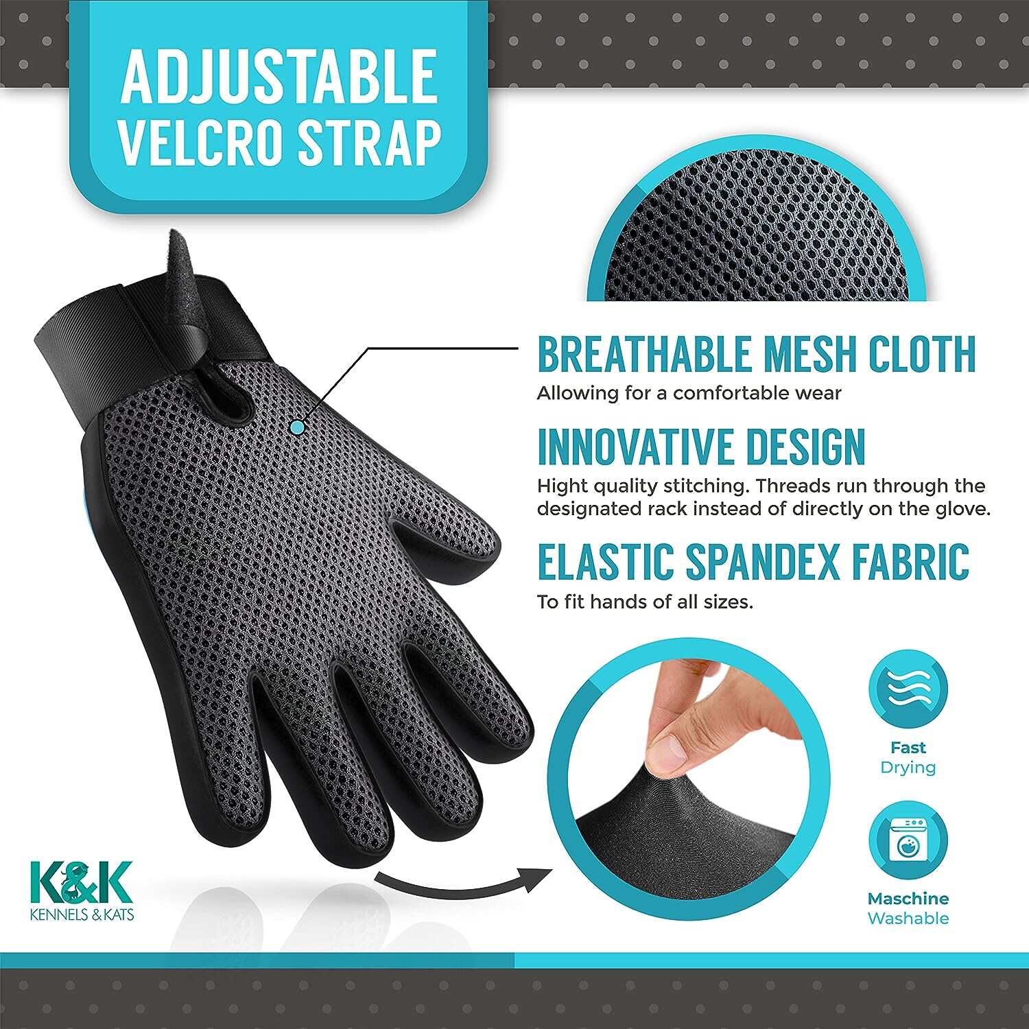 Pet Grooming Glove