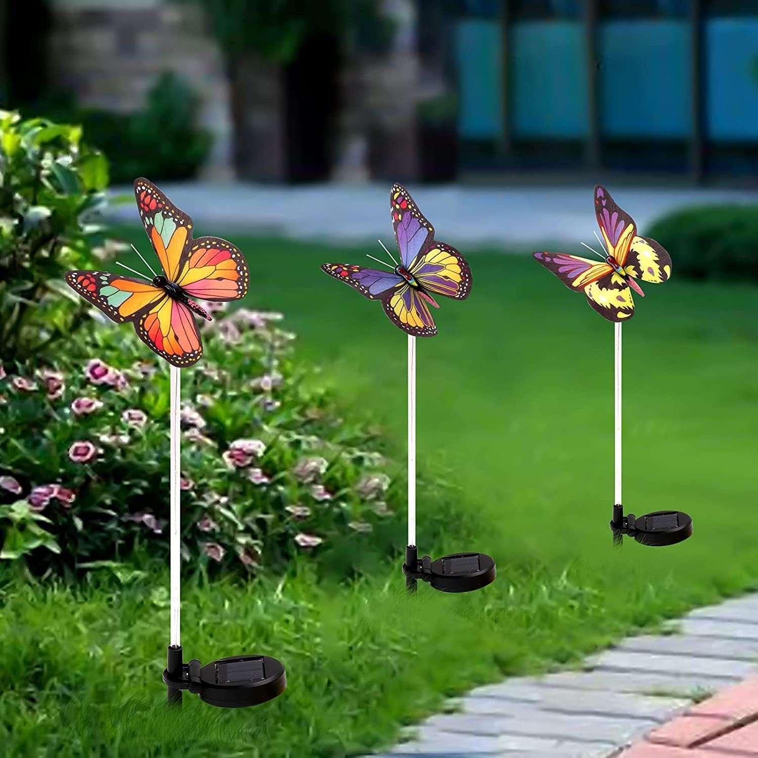 Last Day 50% OFF Outdoor Solar Garden Butterfly Lights Decor