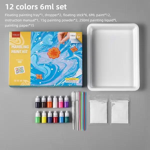 🎨🎨Water Marbling Paint Art Kit🎁The perfect gift for Christmas