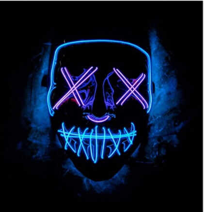 HALLOWEEN LED LIGHT UP MASK