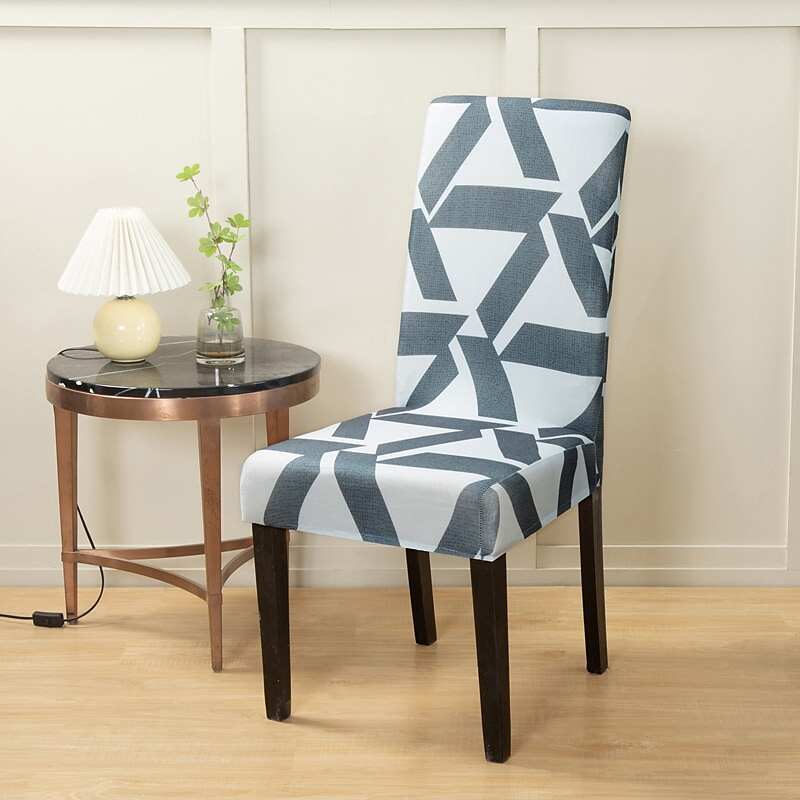 2 Pcs Stretch Kitchen Chair Cover Slipcover