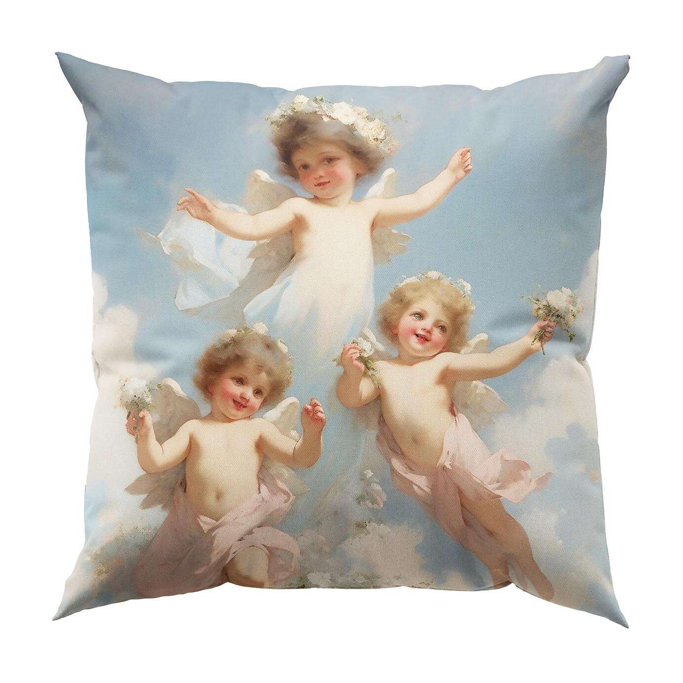 Renaissance Angels Double Side Pillow Cover 4PC