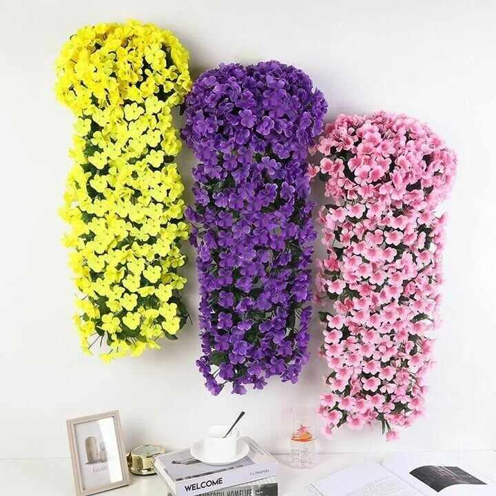 Vivid Artificial Hanging Orchid Bunch(Free shipping on orders over $39.99)