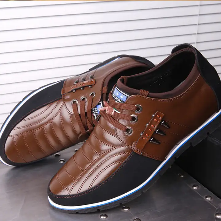 Men's Height Increasing Leather Casual Shoes