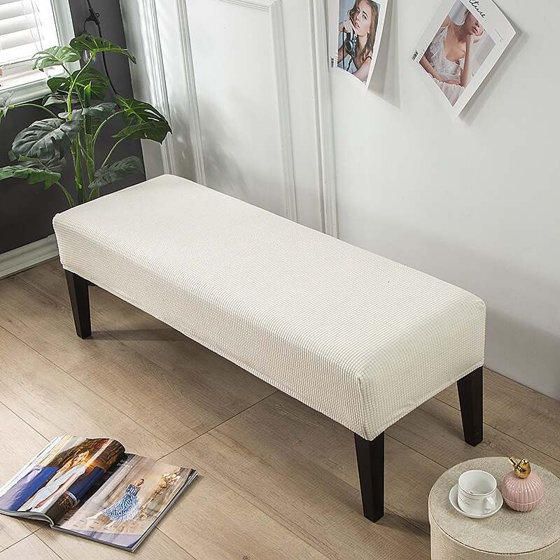 Dining Bench Cover Removable Bench Slipcover Spandex