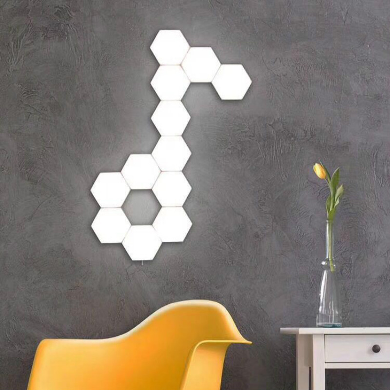 🔥HOT SALE - 50% OFF 🔥 Super LED Assembled Hand Touch Sensing Honeycomb Light