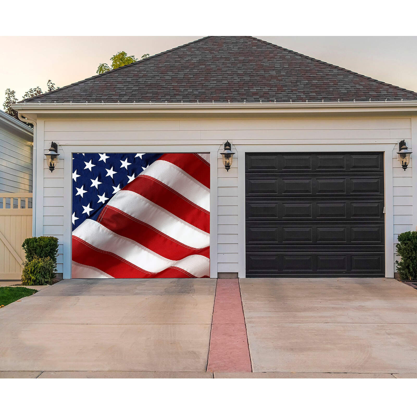 Patriotic Garage Door Mural